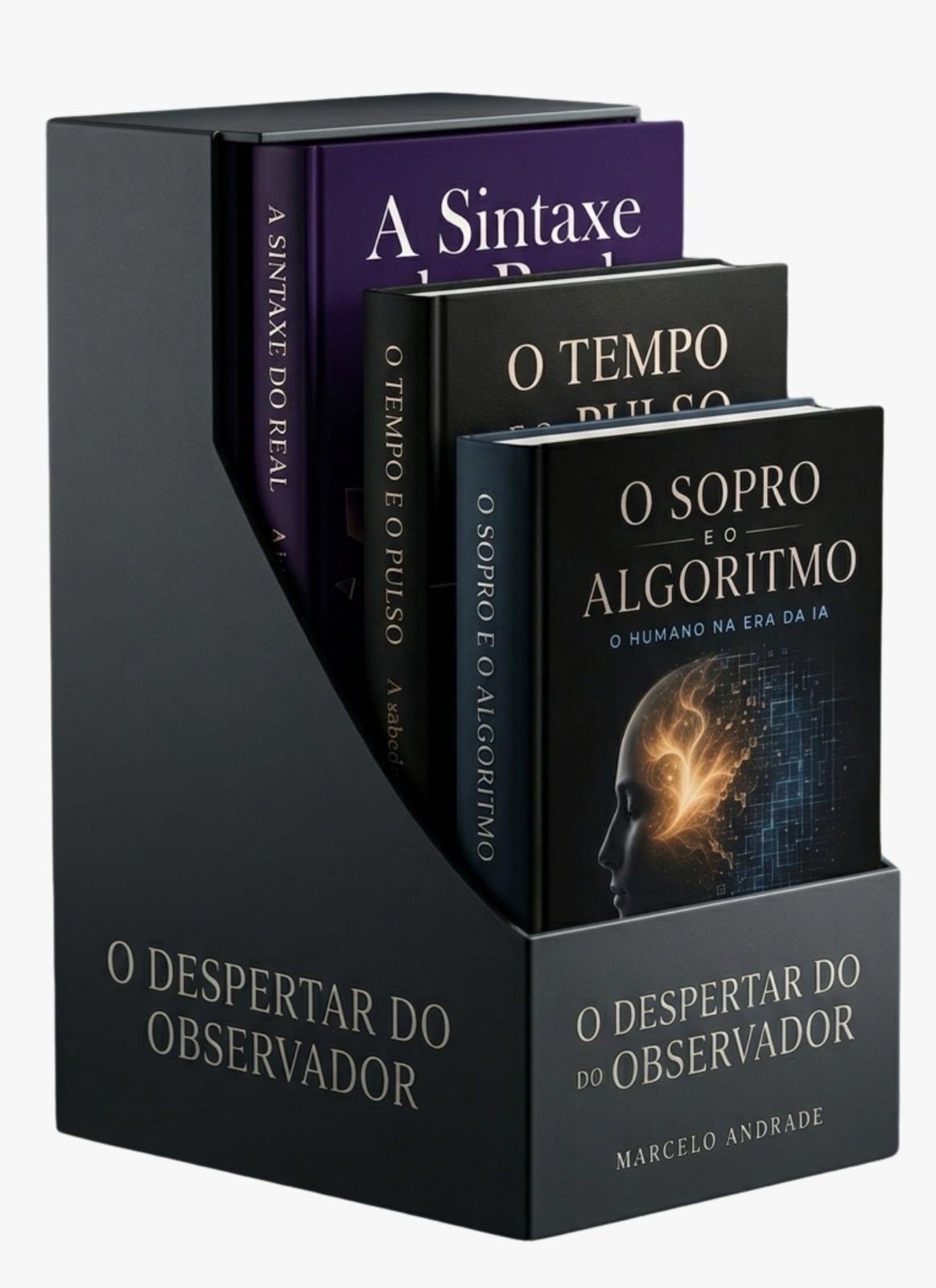 Box O Despertar do Observador com três livros